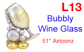 Airloonz Bubbly Wine Glass Balloon London Ontario