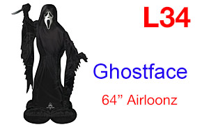 Scream Ghost face balloon London Ontario