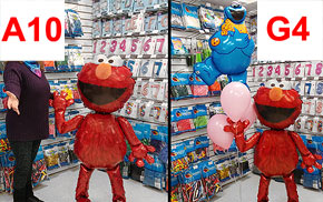 Elmo, Cookie Monster, Sesame Street Balloon in London Ontario 